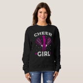Cheerleaderin Cheerleading Cheer Mädchen Sweatshirt (Vorne ganz)