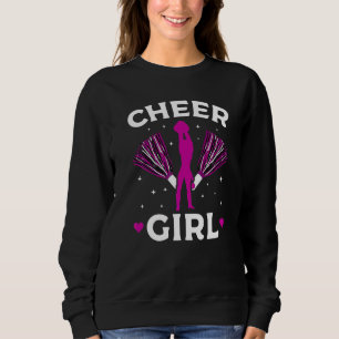 Cheerleaderin Cheerleading Cheer Mädchen Sweatshirt
