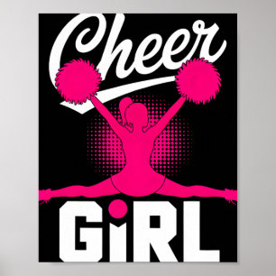 Cheerleaderin Cheerleading Cheerleader Poster