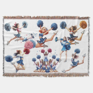 Cheerleaderin Decke