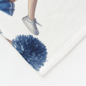 Cheerleaderin Fleecedecke (Ecke)