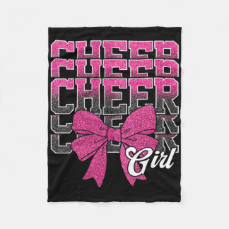 Cheerleaderin Kokette Schleife Cheerleading Cheerl Fleecedecke