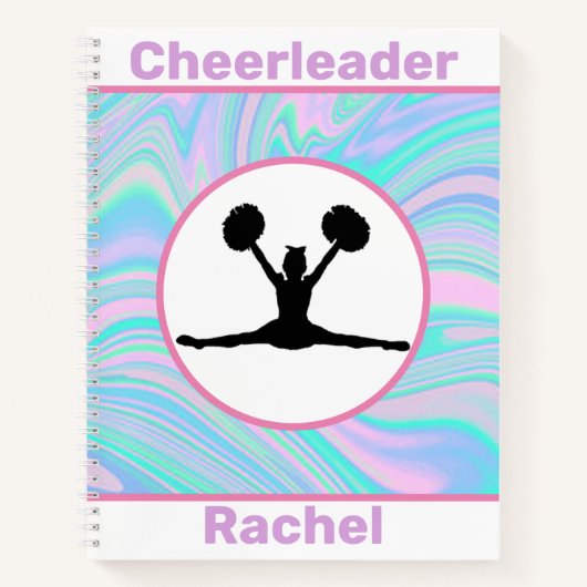 Cheerleaderin Notizblock (Vorderseite)