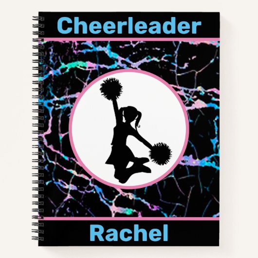 Cheerleaderin Notizblock (Vorderseite)