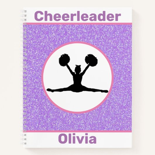 Cheerleaderin Notizblock (Vorderseite)