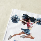 Cheerleaderin Strandtuch (Beispiel)
