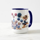 Cheerleaderin Tasse (VorderseiteRechts)