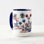Cheerleaderin Tasse (Vorderseite Links)