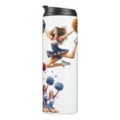 Cheerleaderin Thermosbecher (Nach rechts gedreht)
