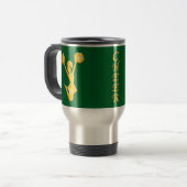 Cheerleadern oder Trainer-personalisierte Reisebecher (Vorderseite Links)