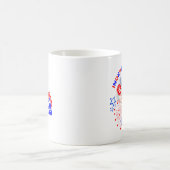 Cheerleader's Cheer Independence Day Kaffeetasse (Mittel)