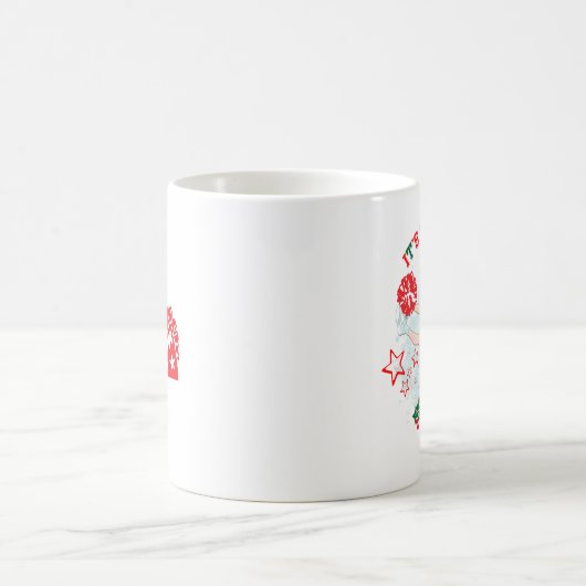 Cheerleader's Christmas Cheer Kaffeetasse (Mittel)