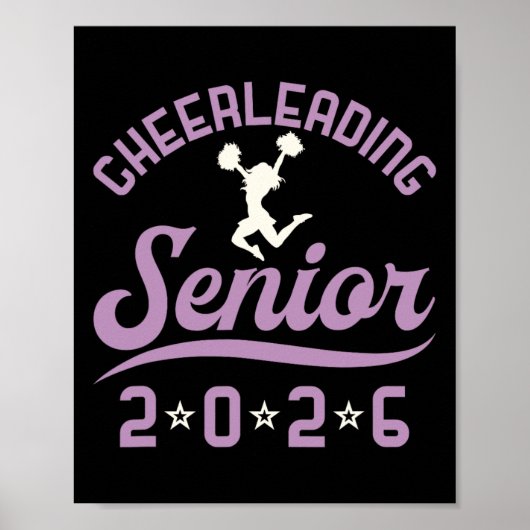Cheerleading-Abschlussklasse 2026 Cheer-Abschlussf Poster (Vorne)