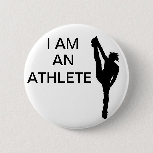 Cheerleading Athleten-Knopf Button (Vorderseite)