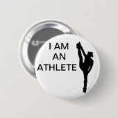 Cheerleading Athleten-Knopf Button (Vorne & Hinten)
