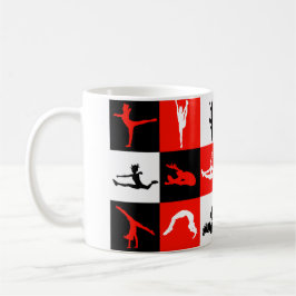 Cheerleading Block-Tasse im Rot Tasse