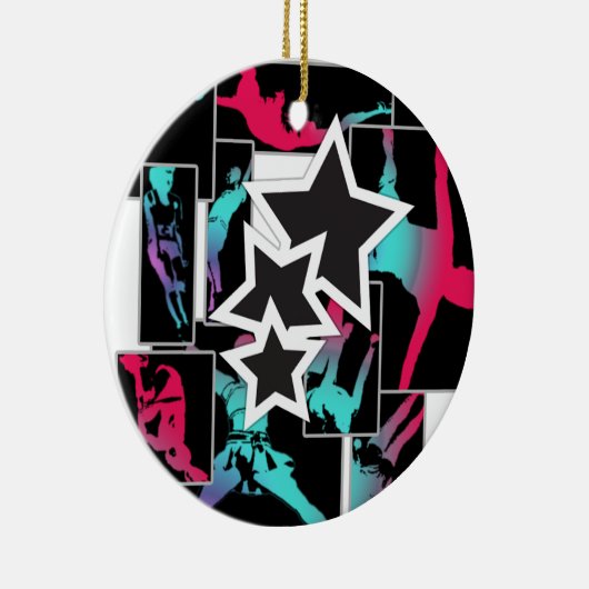 Cheerleading Bremsungen Keramikornament (Rechts)