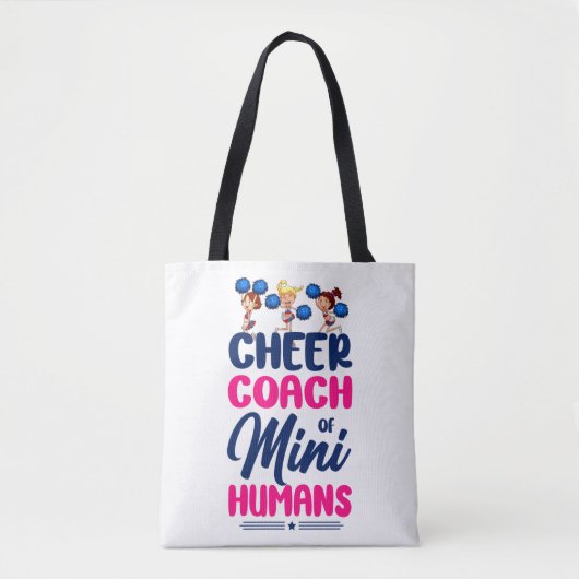 Cheerleading Cheer Cheer Coach Of Mini Humans Tasche (Vorderseite)