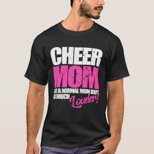 Cheerleading Cheer Mom Cheerleader T-Shirt (Vorderseite)