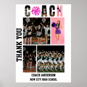 Cheerleading Cheer Trainerin Abschlussball Abitur Poster