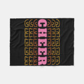 Cheerleading Cheerleader Fleecedecke (Vorderseite (Horizontal))