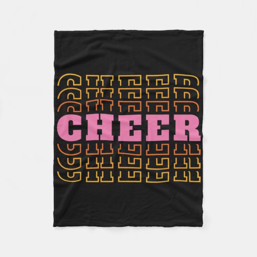 Cheerleading Cheerleader Fleecedecke (Vorderseite)
