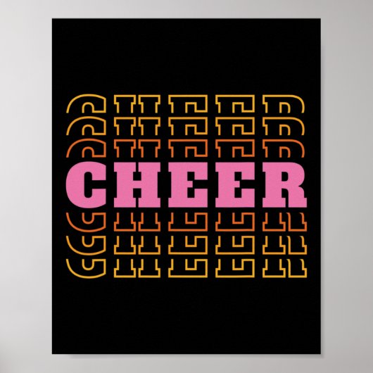 Cheerleading Cheerleader Poster (Vorne)