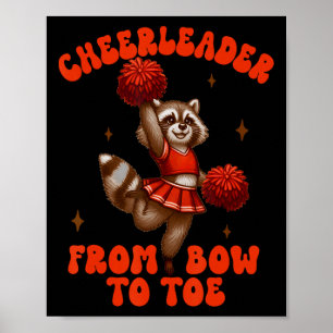 Cheerleading Cheerleader Prinzessin trägt Cheer Sh Poster