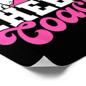 Cheerleading-Cheertrainer Poster (Ecke)