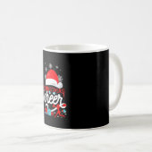 Cheerleading Christmas Cheerleader Kaffeetasse (VorderseiteRechts)
