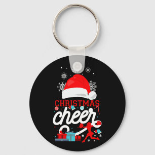 Cheerleading Christmas Cheerleader Schlüsselanhänger