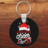 Cheerleading Christmas Cheerleader Schlüsselanhänger (Vorderseite)