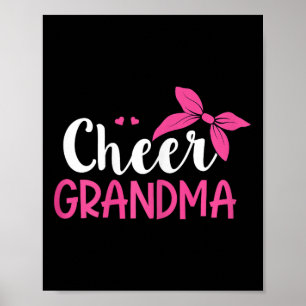Cheerleading-Design für eine Cheer-Oma Poster