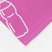 Cheerleading Doodle Cheer Team Senior Geschenk Fleecedecke (Ecke)