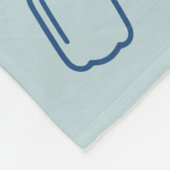 Cheerleading Doodle Cheer Team Senior Night Fleecedecke (Ecke)