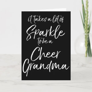 Cheerleading Es braucht viel Glanz, um ein Che zu  Karte