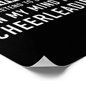Cheerleading-Geschenk _1 Poster (Ecke)
