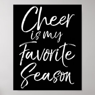 Cheerleading-Geschenk Cheerleader Cheer ist mein F Poster