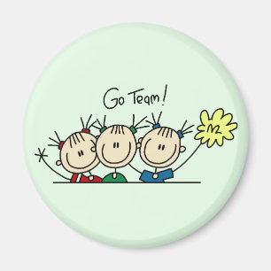 Cheerleading Gruppe-T - Shirts und Geschenke Magnet