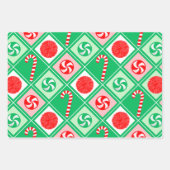 Cheerleading Holiday Geschenk Geschenkpapier Set (Vorderseite 2)