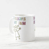 Cheerleading Is My Jam Cheerleading Team Kaffeetasse (Vorderseite Links)