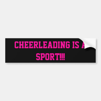 Cheerleading IST ein Sport!!! Autoaufkleber