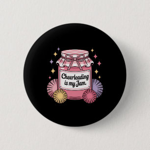 Cheerleading ist mein Ding Vintage Glas Button