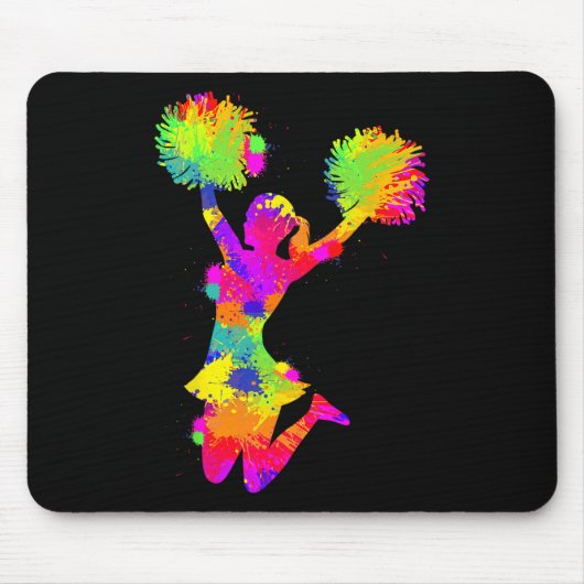 Cheerleading Jubel Cheerleader Mädchen Kinder Mousepad (Vorne)