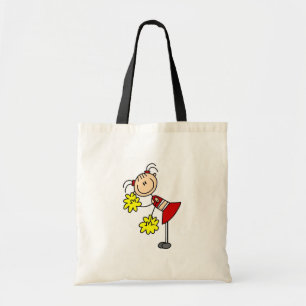 Cheerleading Mädchen Stick Figure Tasche