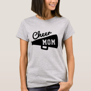 Cheerleading Mama Simple Minimalistisch Gray T-Shirt