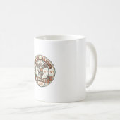 Cheerleading-Maskottchen Katze Cheerleading-Maskot Kaffeetasse (VorderseiteRechts)