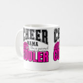 Cheerleading Mom Cheerleader Cheer Mom Kaffeetasse (Vorderseite Links)