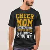 Cheerleading Mom Unofficial Photographer Snack Pro T-Shirt (Vorderseite)