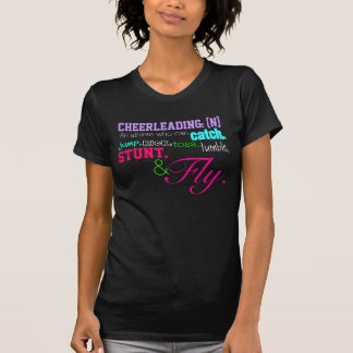 Cheerleading multi farbiger Spaß des Personal-T - T-Shirt